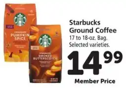 Safeway Starbucks Ground Coffee offer