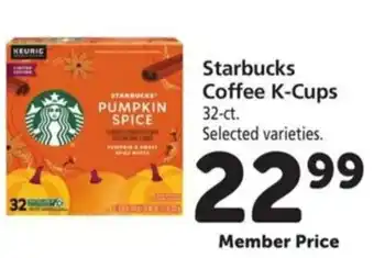 Safeway Starbucks Coffee K-Cups offer