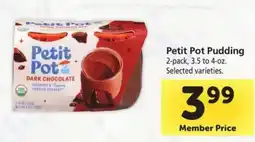 Safeway Petit Pot Pudding offer