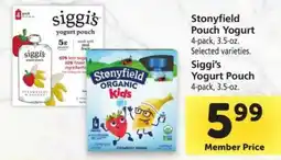 Safeway Stonyfield Pouch Yogurt offer