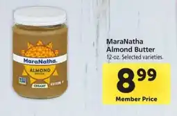 Safeway MaraNatha Almond Butter offer