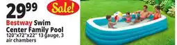 Ocean State Job Lot Bestway H2OGO! Family Swim Center Inflatable Pool 10' offer