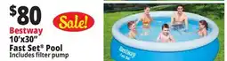 Ocean State Job Lot Bestway 10' x 30 Fast Set Above Ground Pool offer