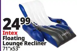 Ocean State Job Lot Intex Floating Recliner Pool Lounge offer