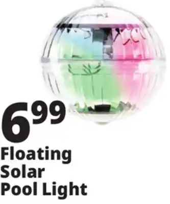 Ocean State Job Lot Outdoor Living Accents Floating Solar Pool Light 4.3 offer