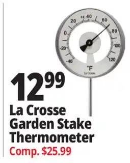 Ocean State Job Lot La Crosse Garden Stake Thermometer offer