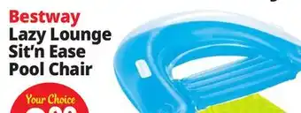 Ocean State Job Lot Bestway H2OGO! Lazy Lounge Sit n' Ease Pool Chair offer