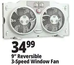 Ocean State Job Lot Penguin 9 Twin Window Fan offer
