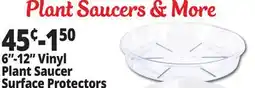 Ocean State Job Lot 6-12 Vinyl Plant Saucer Surface Protectors offer