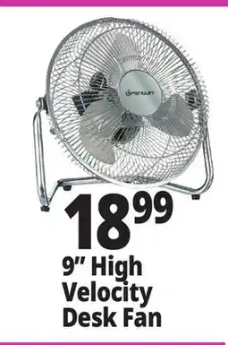 Ocean State Job Lot Penguin High Velocity Desk Fan 9 offer