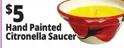 Ocean State Job Lot Citronella Saucer Candle offer