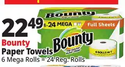 Ocean State Job Lot Bounty Paper Towels offer