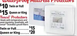 Ocean State Job Lot Waterproof Mattress Protectors offer