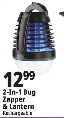 Ocean State Job Lot 2-in-1 Rechargeable Bug Zapper & Lantern offer