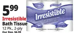 Ocean State Job Lot Irresistible Soft Impressions Bath Tissue 12 Count offer