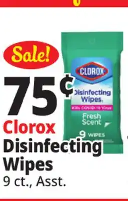 Ocean State Job Lot Clorox Disinfecting Wipes offer