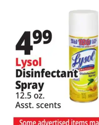 Ocean State Job Lot Lysol Disinfectant Spray Lemon Breeze Scent 12.5 oz offer