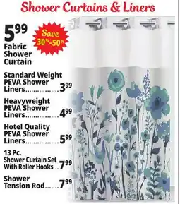 Ocean State Job Lot Shower Curtains & Liners offer