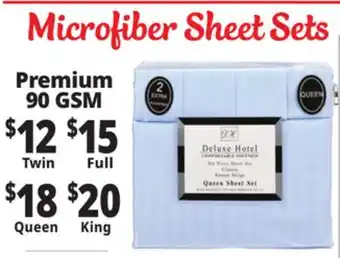 Ocean State Job Lot Microfiber Sheet Sets offer