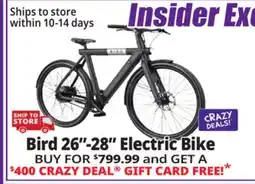 Ocean State Job Lot Bird 26-28 Electric Bike offer