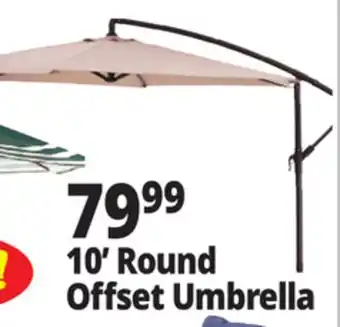 Ocean State Job Lot 10' Offset Patio Umbrella offer