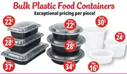 Ocean State Job Lot Bulk Plastic Food Containers offer
