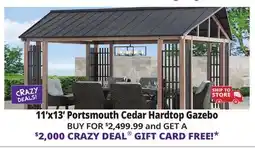Ocean State Job Lot Portsmouth 11' x 13' Hardtop Gazebo offer