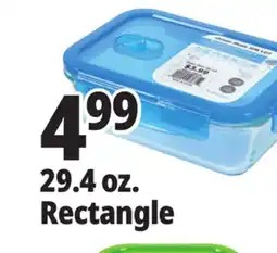 Ocean State Job Lot Glass Food Storage Container 29.5 oz offer