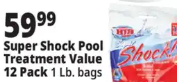 Ocean State Job Lot HTH Super Shock Pool Shock Treatment 12 Count offer