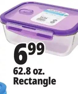 Ocean State Job Lot Glass Food Storage Container 62.89 oz offer