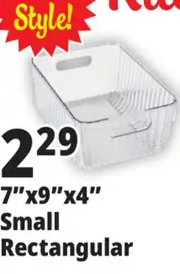 Ocean State Job Lot 7x9x4 Small Rectangular offer