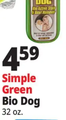 Ocean State Job Lot Simple Green Bio-Active Stain & Odor Remover 32 oz offer