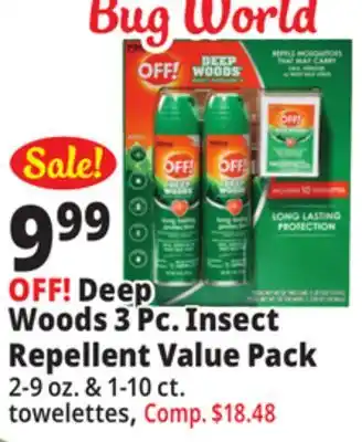 Ocean State Job Lot OFF! Deep Woods Insect Repellent V Combo Pack offer