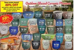 Ocean State Job Lot Outdoor Glazed Ceramic Planters offer