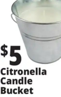 Ocean State Job Lot Citronella Candle Bucket offer