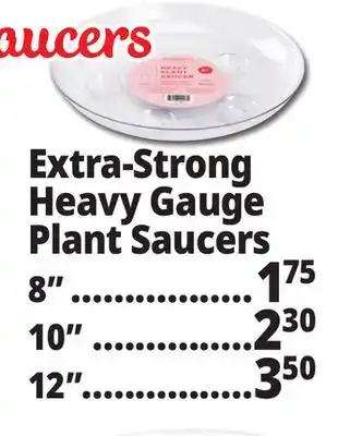 Ocean State Job Lot Extra-Strong Heavy Gauge Plant Saucers offer