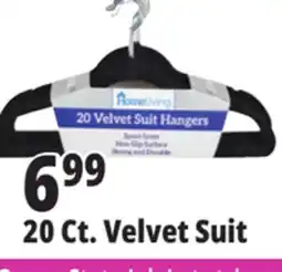 Ocean State Job Lot HomeLiving Velvet Suit Hangers 20 Count offer