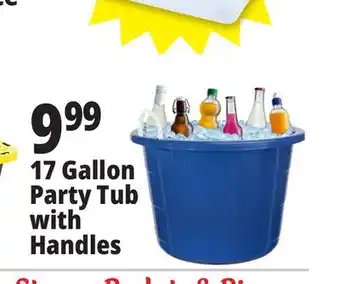 Ocean State Job Lot 17 Gallon Party Tub with Handles offer