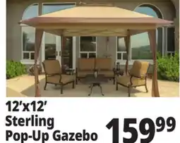 Ocean State Job Lot Sterling 12' x 12' Instant Pop-Up Gazebo offer