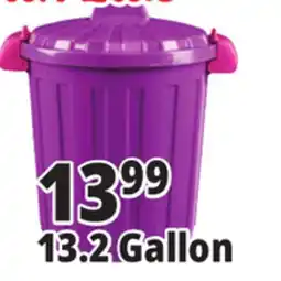 Ocean State Job Lot HemiCasa Large Oscar Bin with Lid and Handles 50 L offer