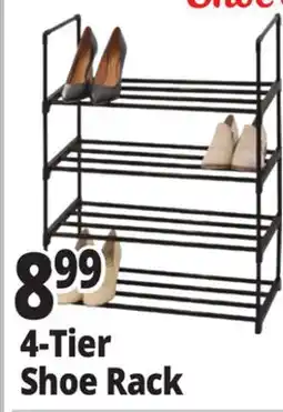 Ocean State Job Lot 4-Tier Shoe Rack offer