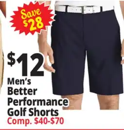 Ocean State Job Lot Men's Better Performance Golf Shorts offer