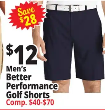 Ocean State Job Lot Men's Better Performance Golf Shorts offer