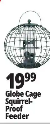 Ocean State Job Lot Yankee Trader Globe Cage Squirrel Proof Bird Feeder offer