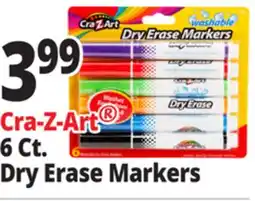 Ocean State Job Lot Cra-Z-Art Washable Dry Erase Markers 6-Piece offer
