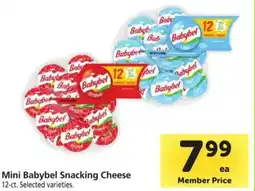 Safeway Mini Babybel Snacking Cheese offer