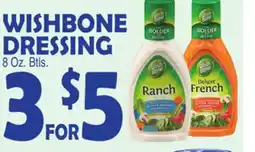 Bravo Supermarkets WISHBONE DRESSING offer