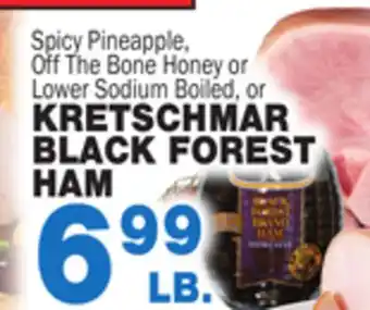 Bravo Supermarkets KRETSCHMAR BLACK FOREST HAM offer