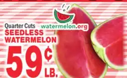 Bravo Supermarkets SEEDLESS WATERMELON offer