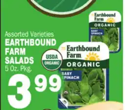 Bravo Supermarkets EARTHBOUND FARM SALADS offer